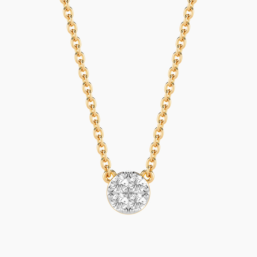 Lab-Grown 0.12 Ct Timeless Sparkle Pendant Necklace