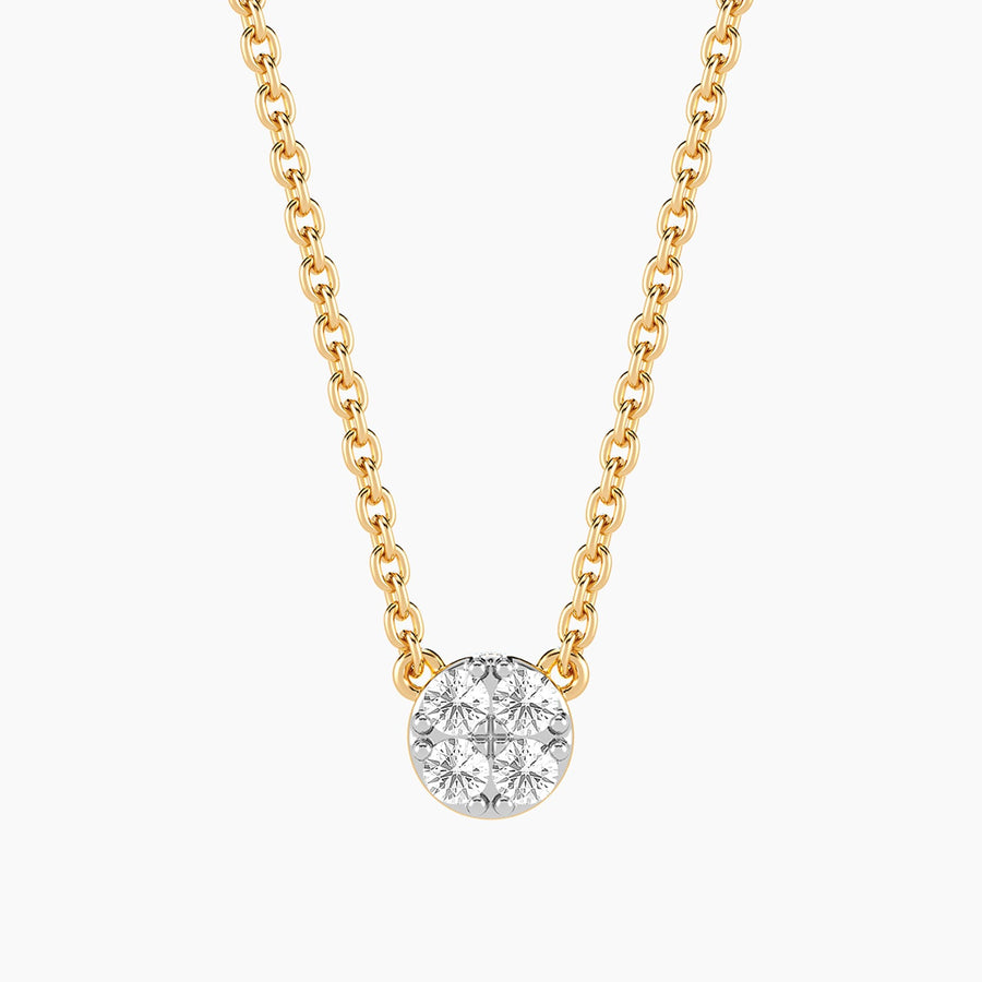 Lab-Grown 0.12 Ct Timeless Sparkle Pendant Necklace