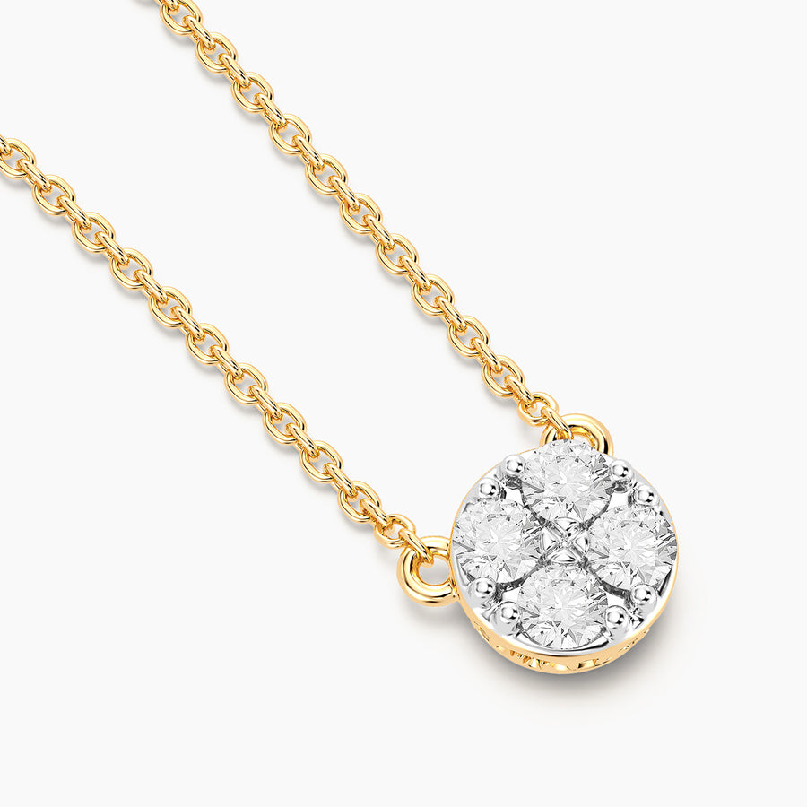 Lab-Grown 0.12 Ct Timeless Sparkle Pendant Necklace