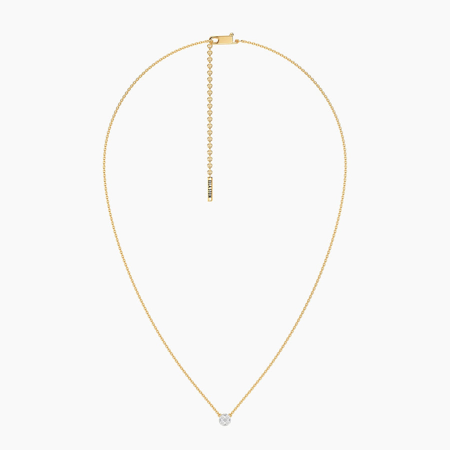 Lab-Grown 0.12 Ct Timeless Sparkle Pendant Necklace