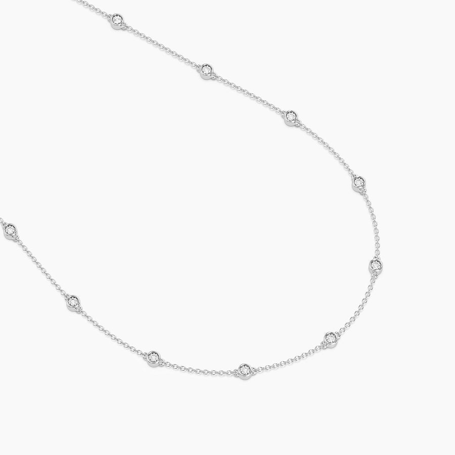 Lab-Grown Dot to Dot Chain Necklace