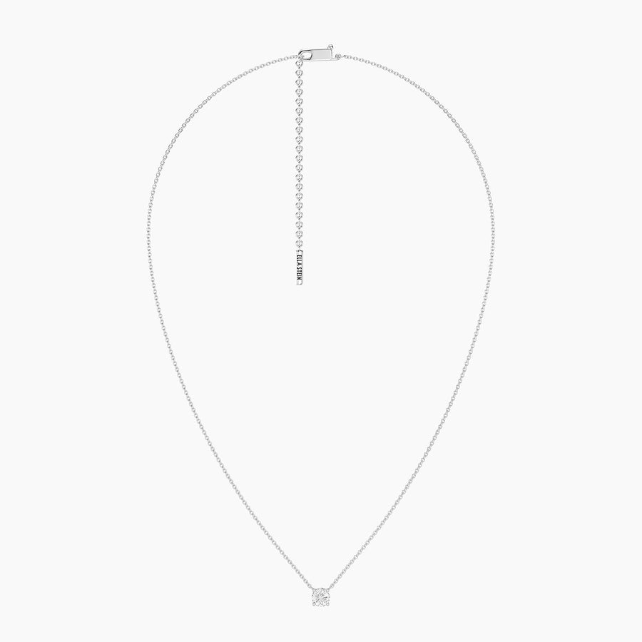 Lab-Grown 0.50 Ct Round Diamond Necklace