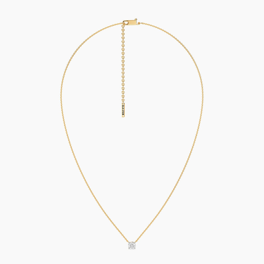 Lab-Grown 0.50 Ct Round Diamond Necklace