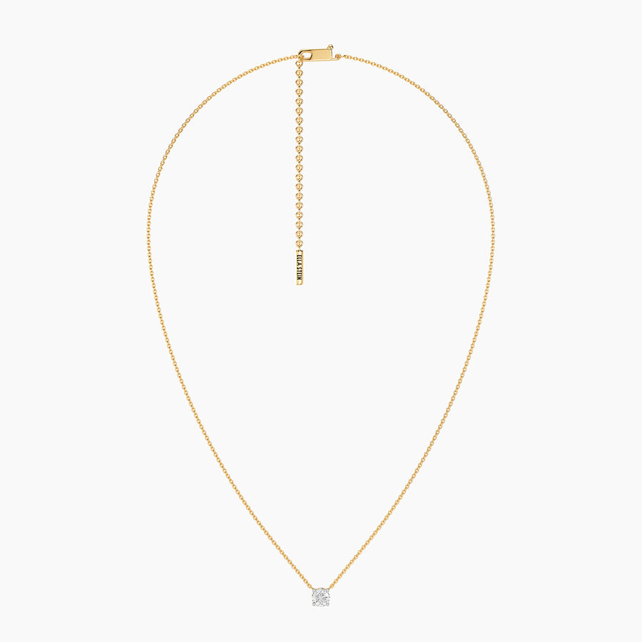 Lab-Grown 0.50 Ct Round Diamond Necklace