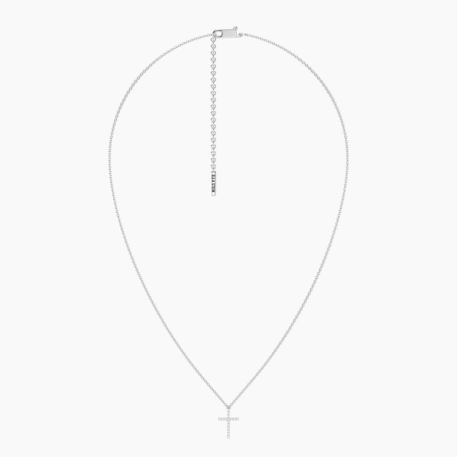 Lab-Grown Eternal Faith Pendant Necklace
