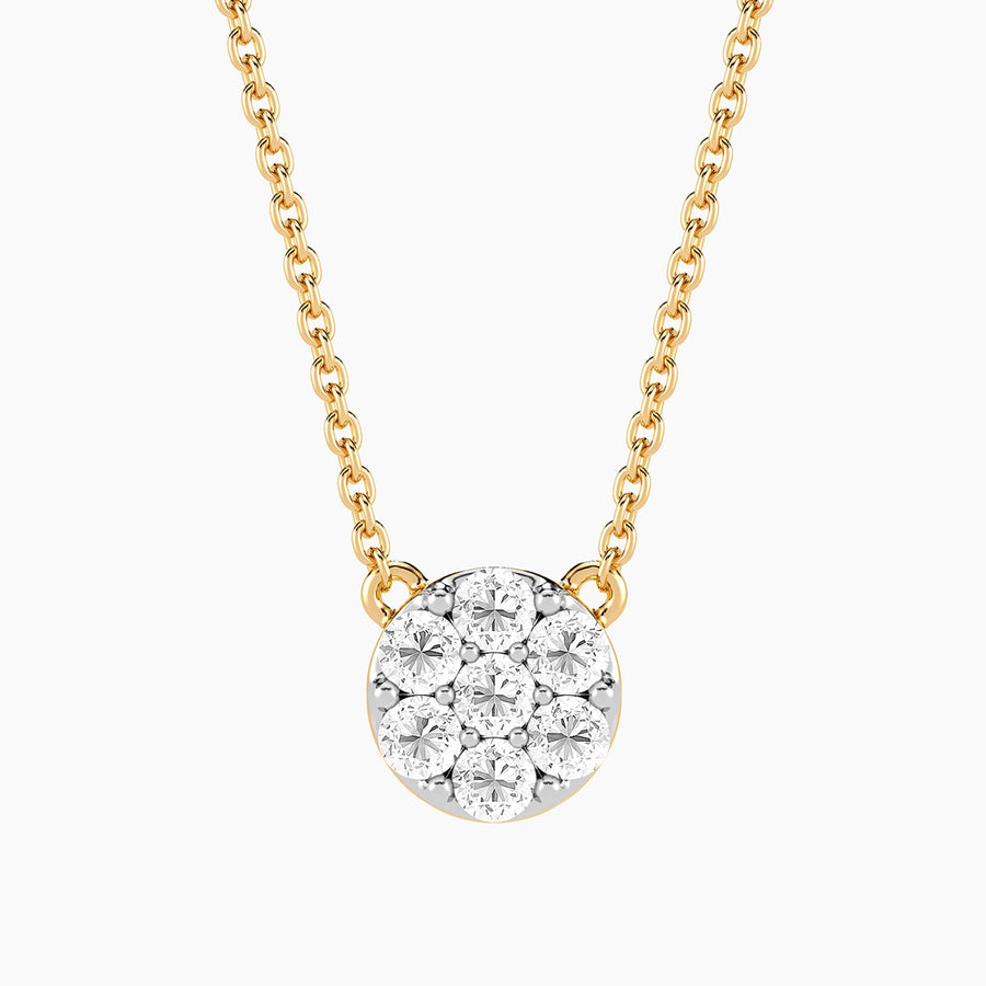 Lab-Grown Large Sphere Pendant Necklace