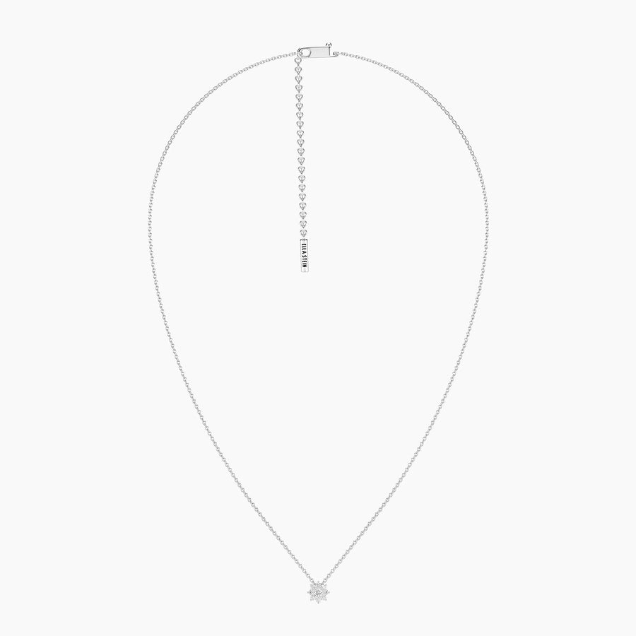 Lab-Grown 0.22 Bloom Pendant Necklace