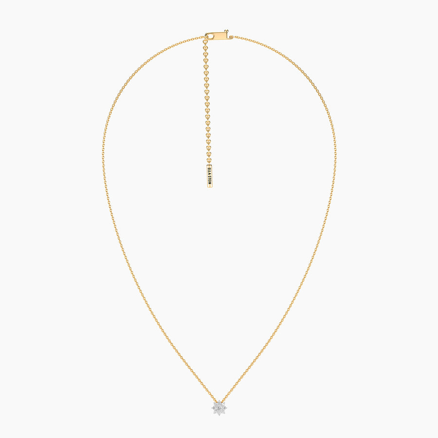 Lab-Grown 0.22 Ct Bloom Pendant Necklace