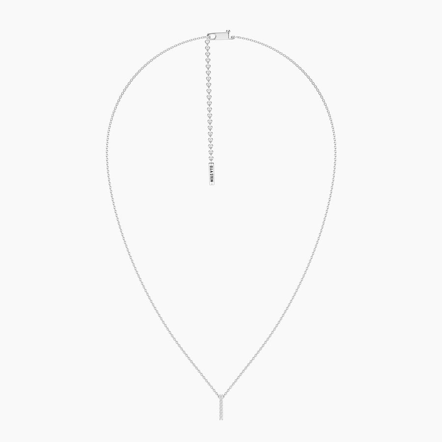 Lab-Grown Classic Bar Pendant Necklace