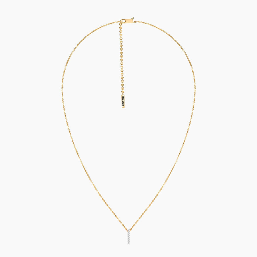 Lab-Grown Classic Bar Pendant Necklace