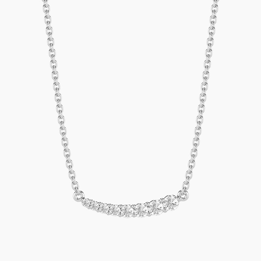 Lab-Grown Pave Classic Pendant Necklace