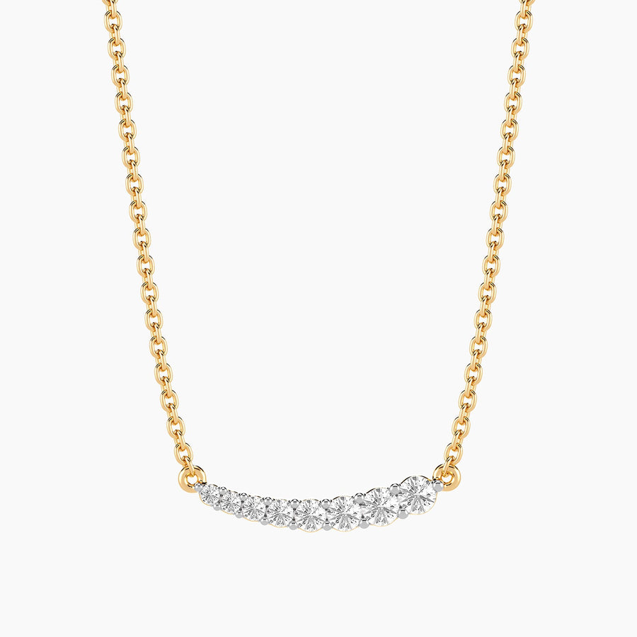 Lab-Grown Pave Classic Pendant Necklace