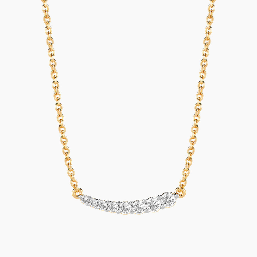 Lab-Grown Pave Classic Pendant Necklace