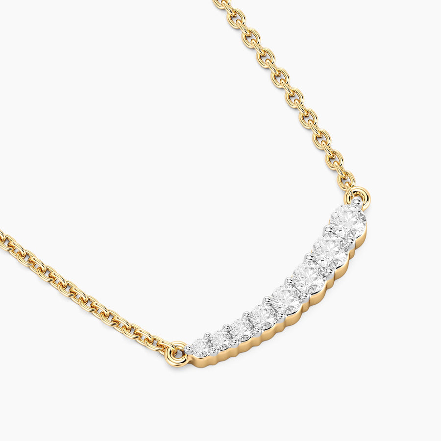 Lab-Grown Pave Classic Pendant Necklace