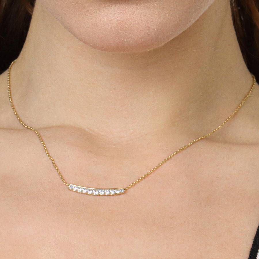 Lab-Grown Opulent Trio Pendant Necklace