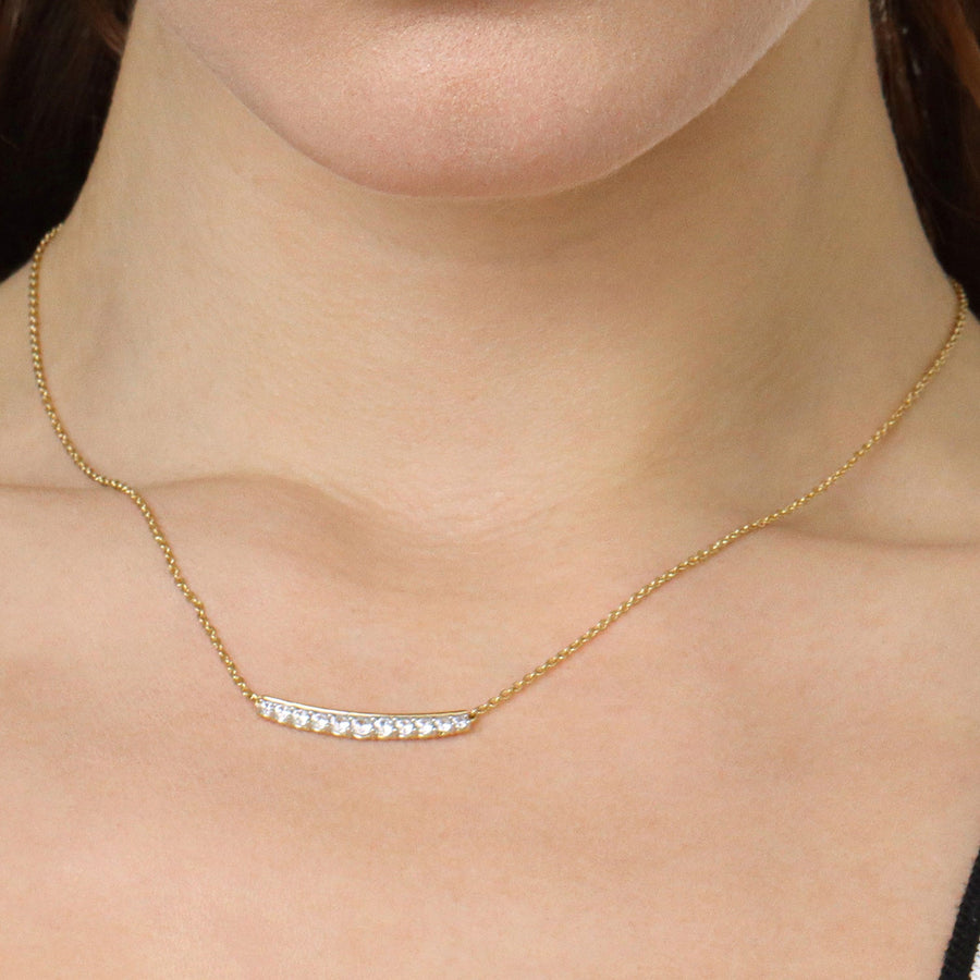 Lab-Grown Opulent Trio Pendant Necklace