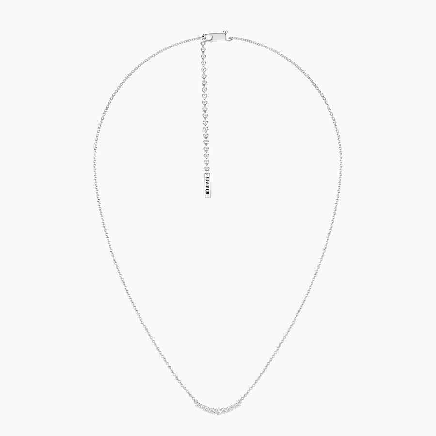 Lab-Grown Luxe Arc Diamond Pendant Necklace