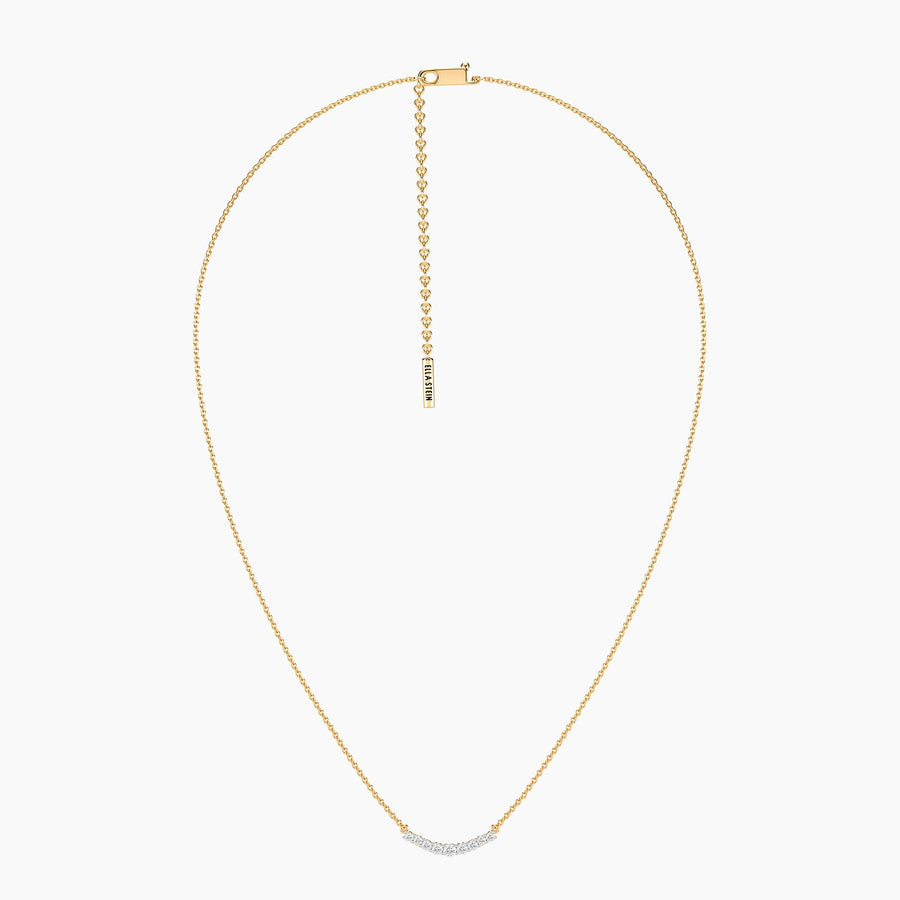 Lab-Grown Luxe Arc Diamond Pendant Necklace
