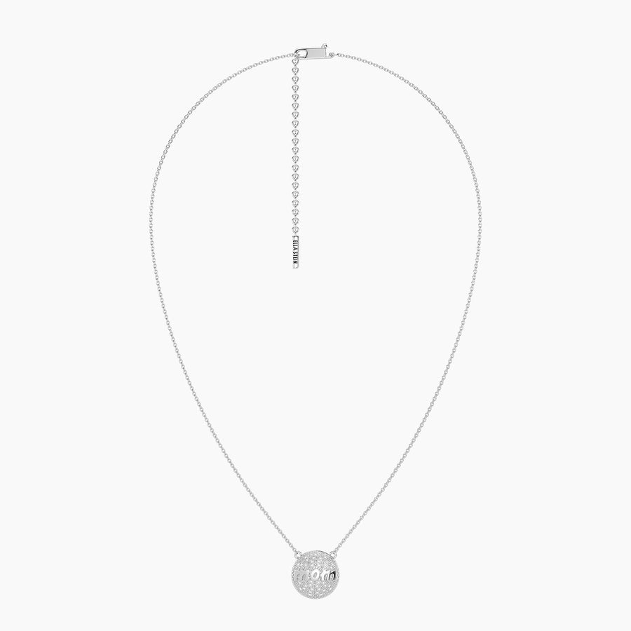Lab-Grown Mom Sphere Pendant Necklace