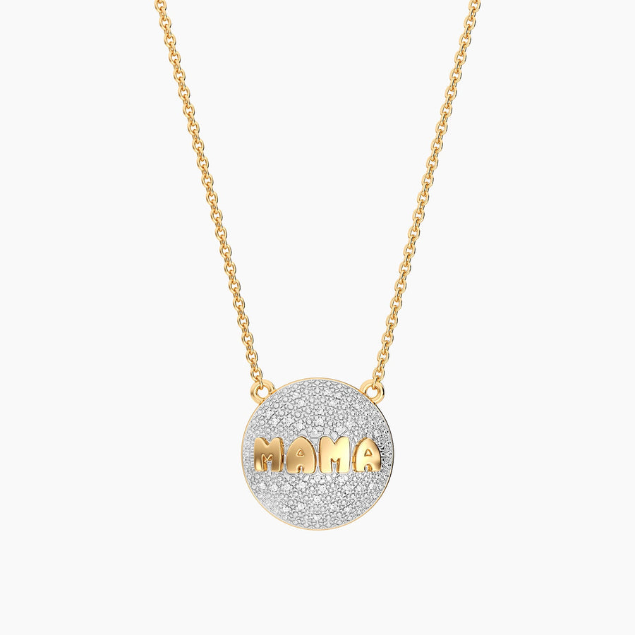 Lab-Grown Mama Sphere Pendant Necklace