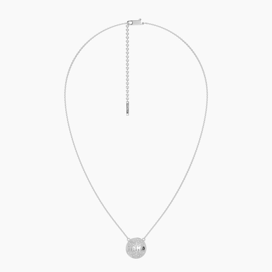 Lab-Grown Mama Sphere Pendant Necklace