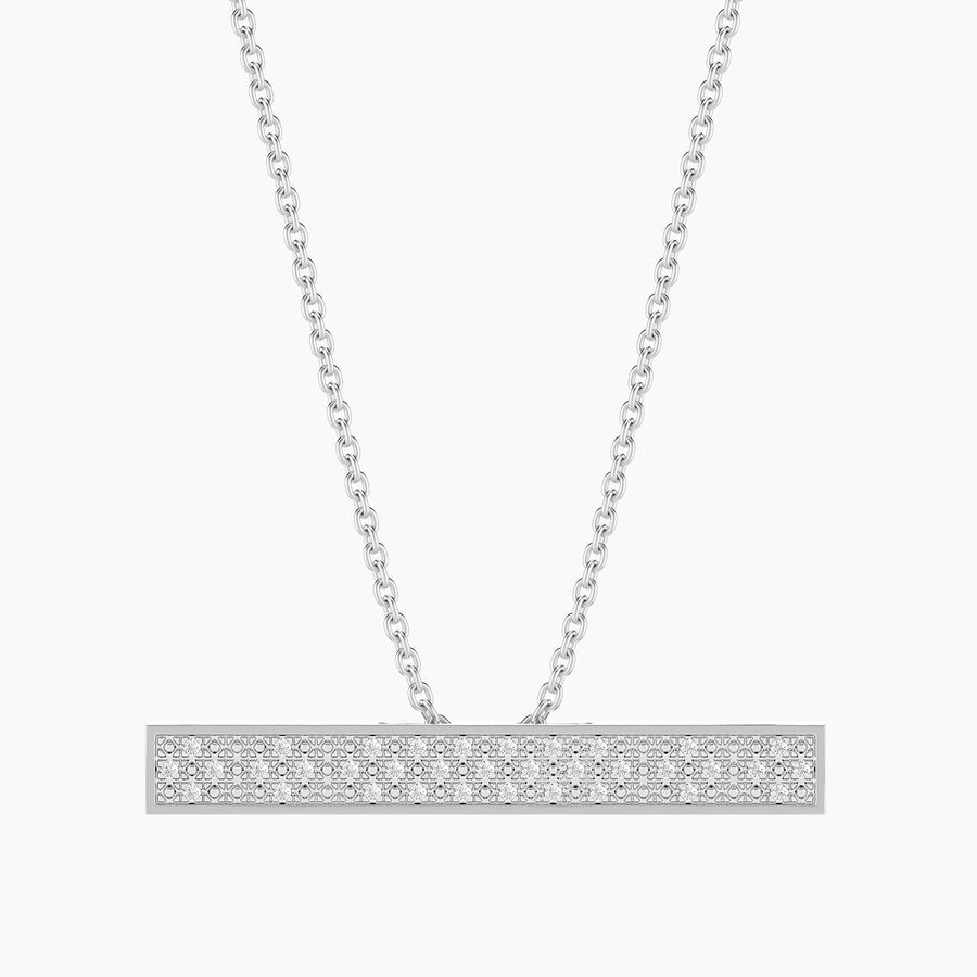 Lab-Grown Raise The Bar Pendant Necklace