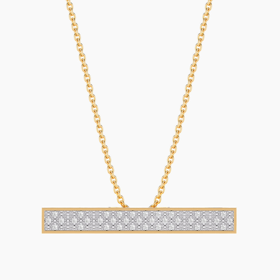 Lab-Grown Raise The Bar Pendant Necklace