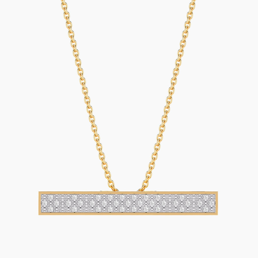 Lab-Grown Raise The Bar Pendant Necklace