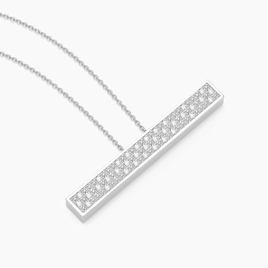 Lab-Grown Raise The Bar Pendant Necklace