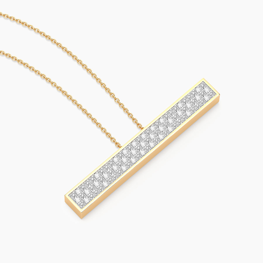 Lab-Grown Raise The Bar Pendant Necklace