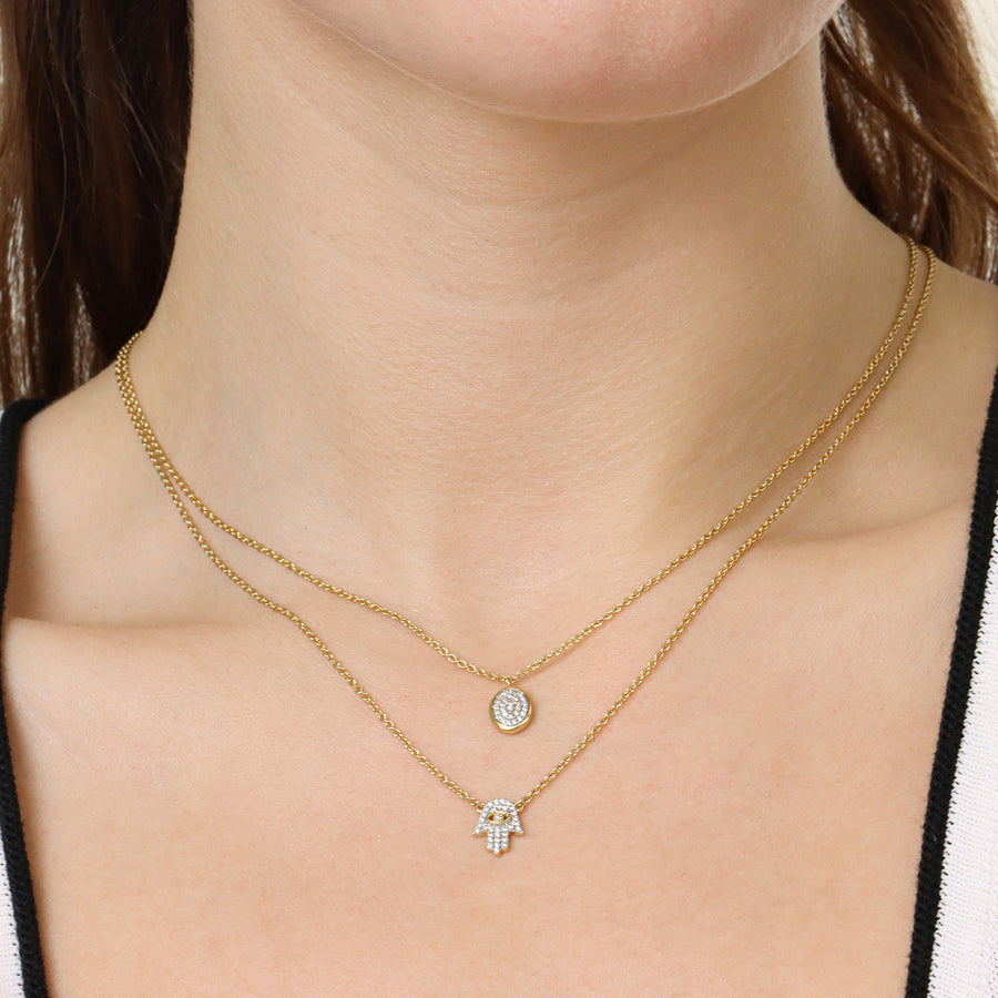 Lab-Grown Optimistic Oval Pendant Necklace