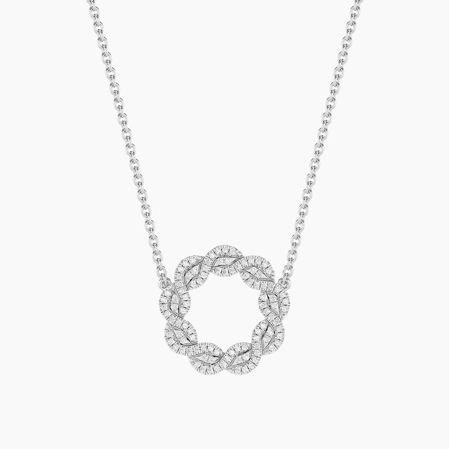 Lab-Grown Family Knot Pendant Necklace