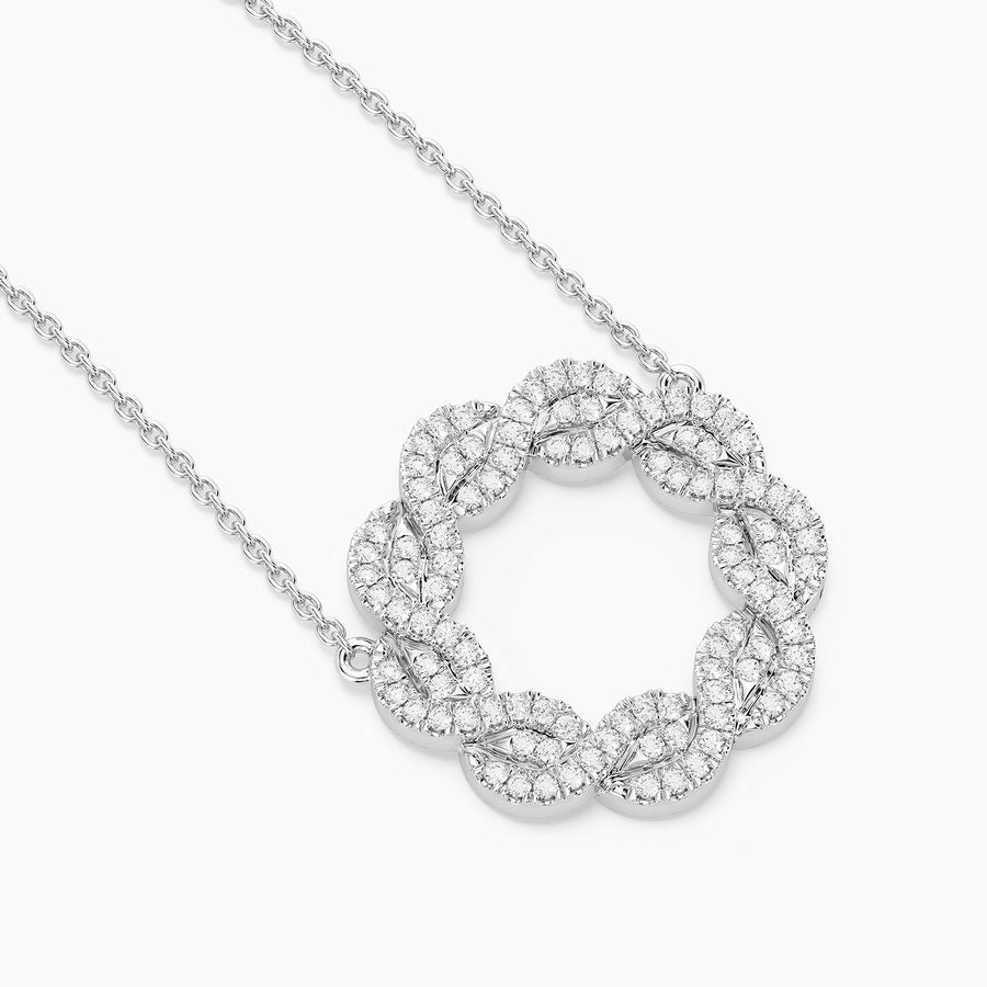 Lab-Grown Family Knot Pendant Necklace