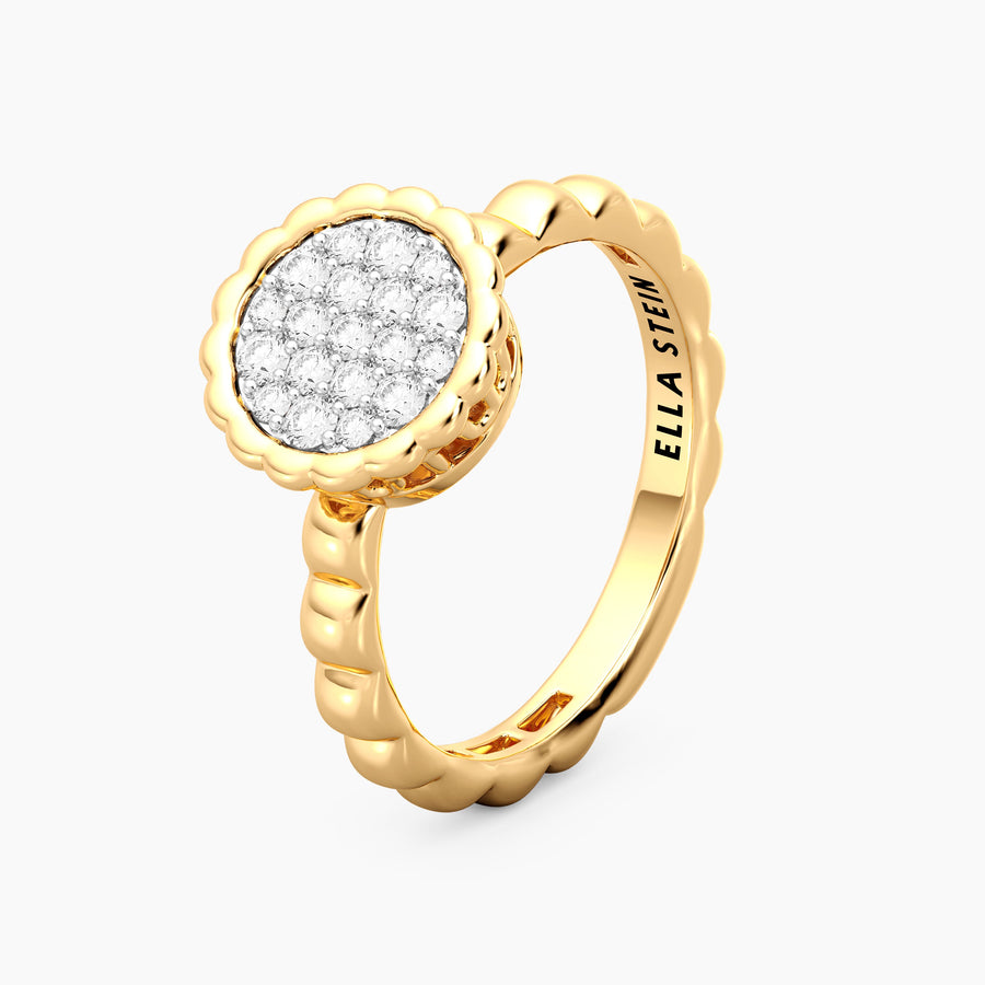 Lab-Grown Signature Circle Ring