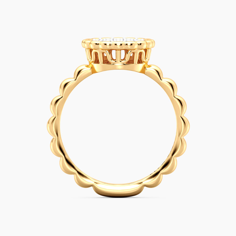 Lab-Grown Signature Circle Ring