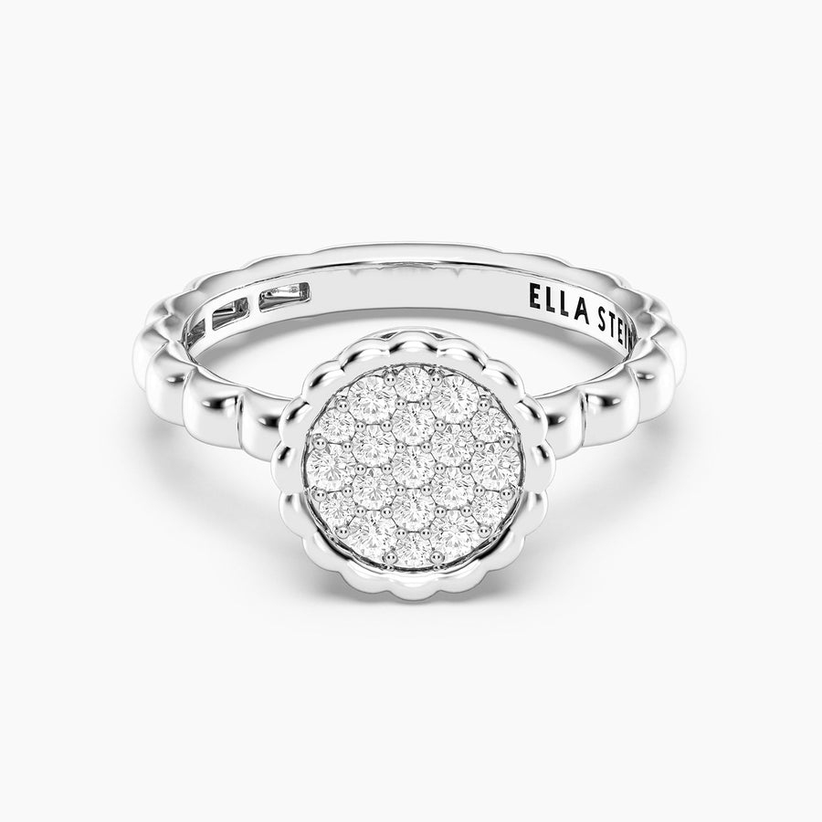 Lab-Grown Signature Circle Ring