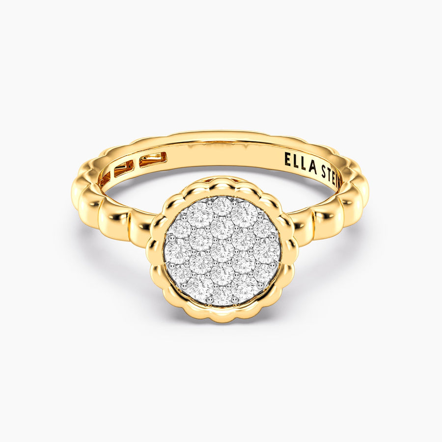 Lab-Grown Signature Circle Ring
