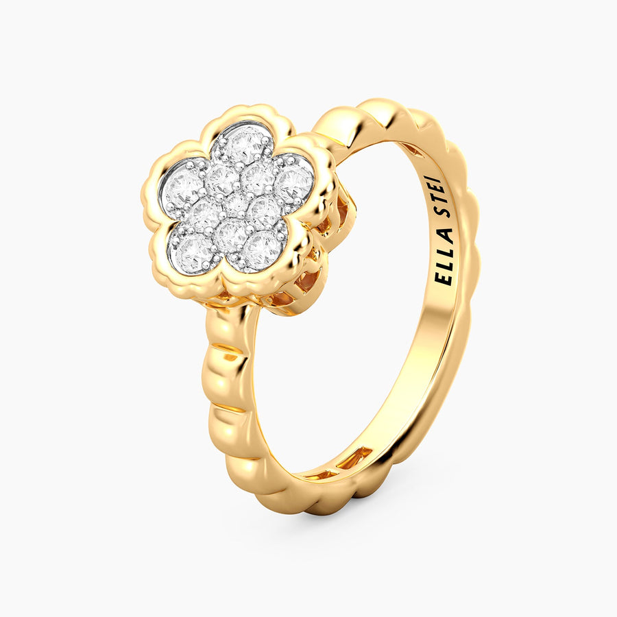 Lab-Grown Signature Flower Ring
