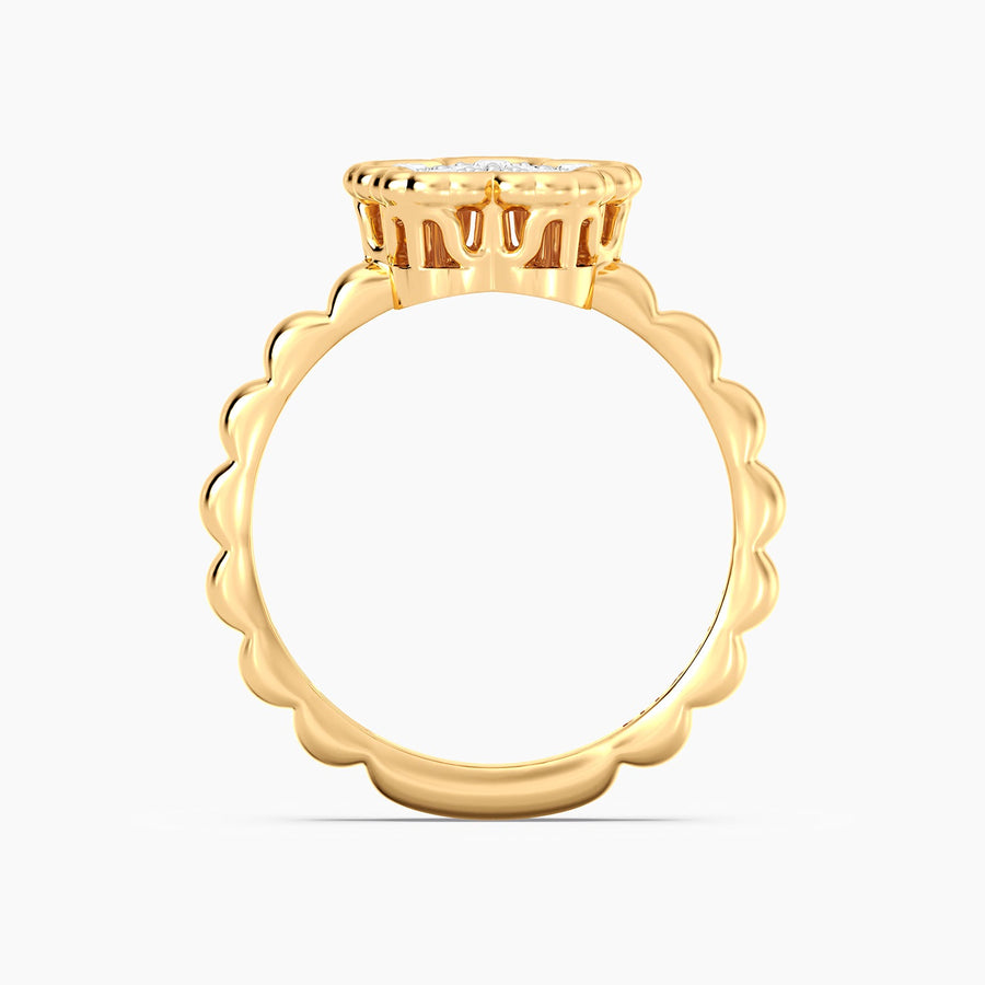 Lab-Grown Signature Flower Ring