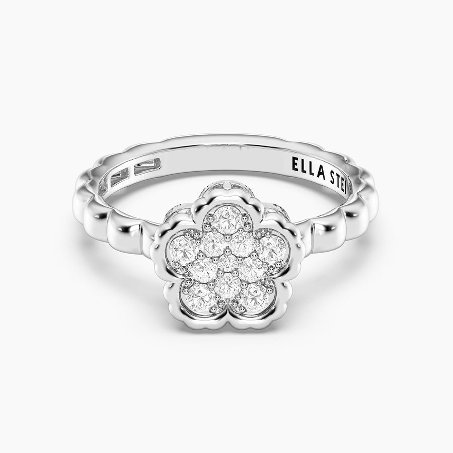 Lab-Grown Signature Flower Ring