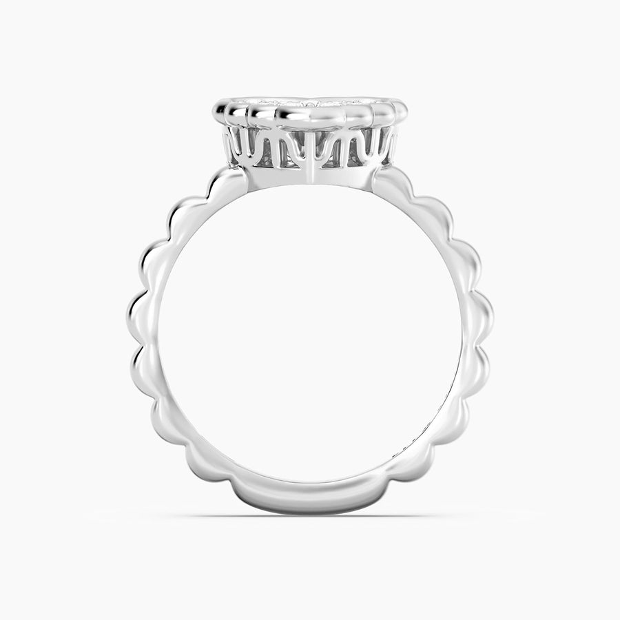 Lab-Grown Signature Heart Ring