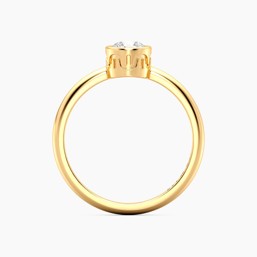 Lab-Grown 0.33 Ct Signature Bezel Ring
