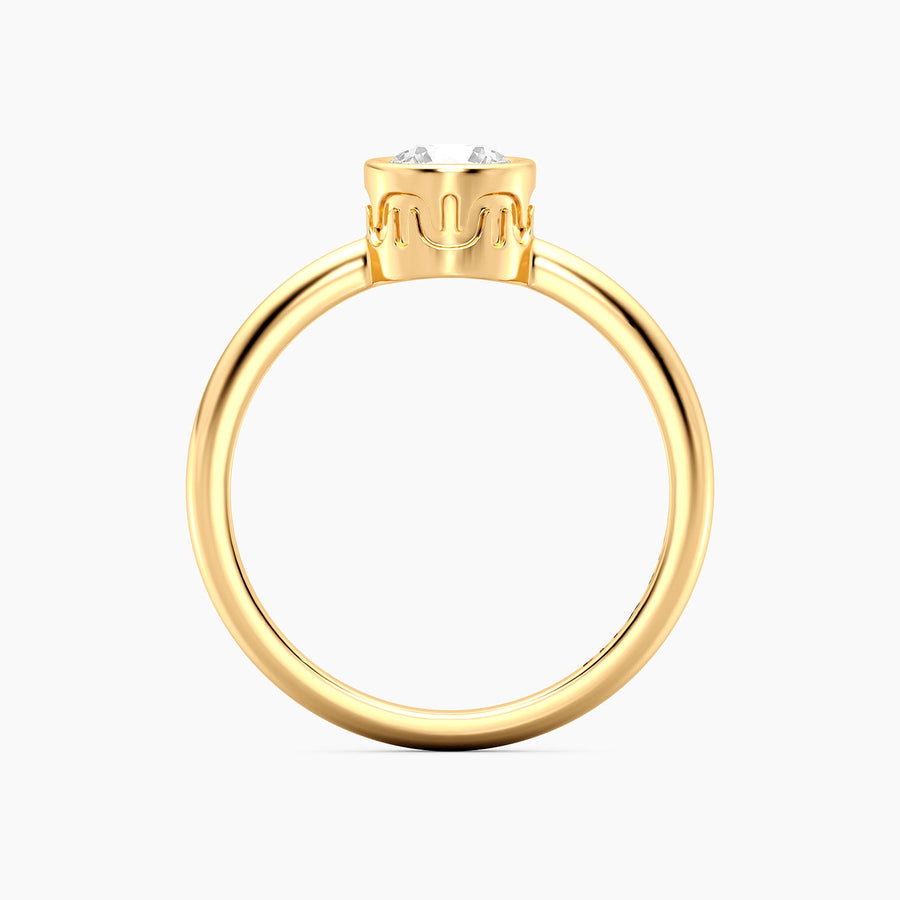 Lab-Grown 0.50 Ct Signature Bezel Ring