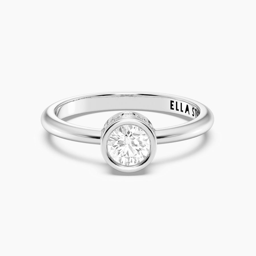 Lab-Grown 0.50 Ct Signature Bezel Ring