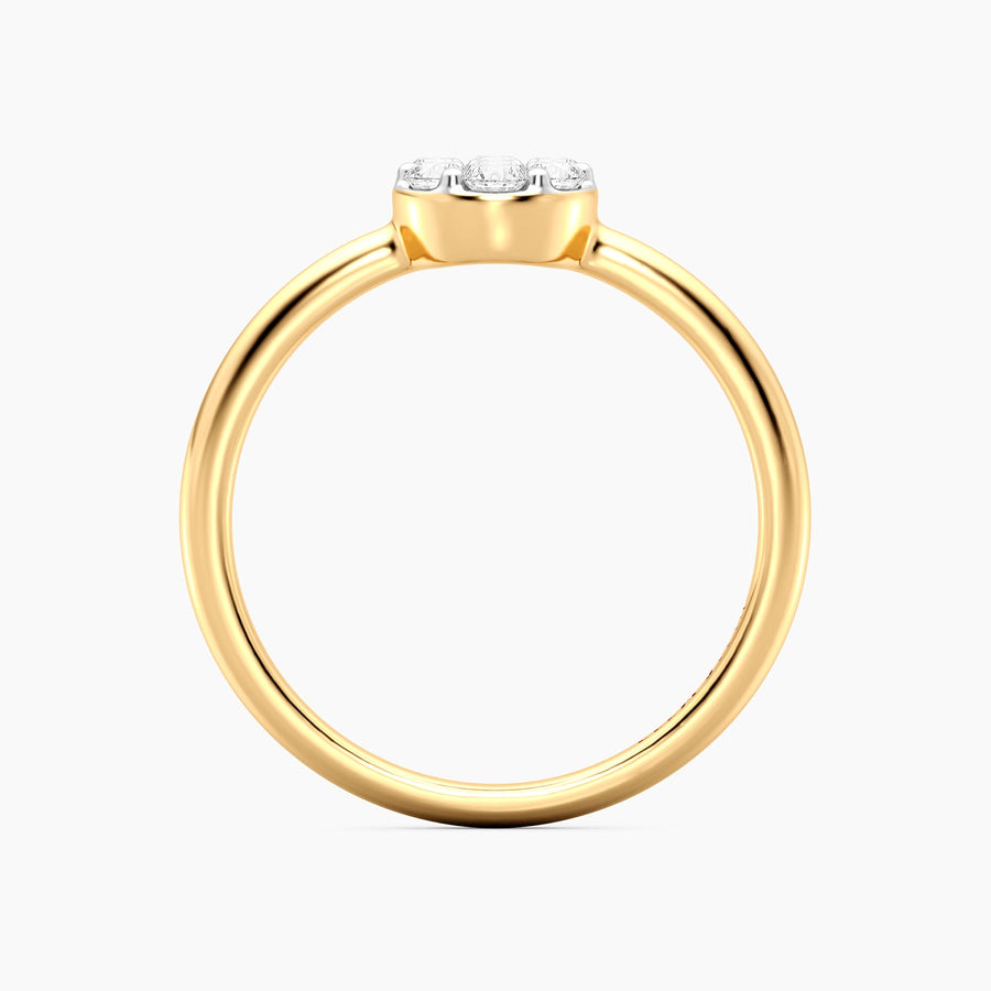 Lab-Grown Small Sphere Ring