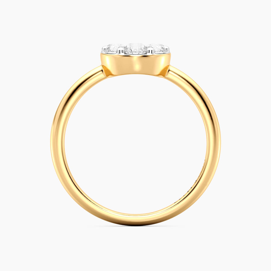 Lab-Grown Large Sphere Ring