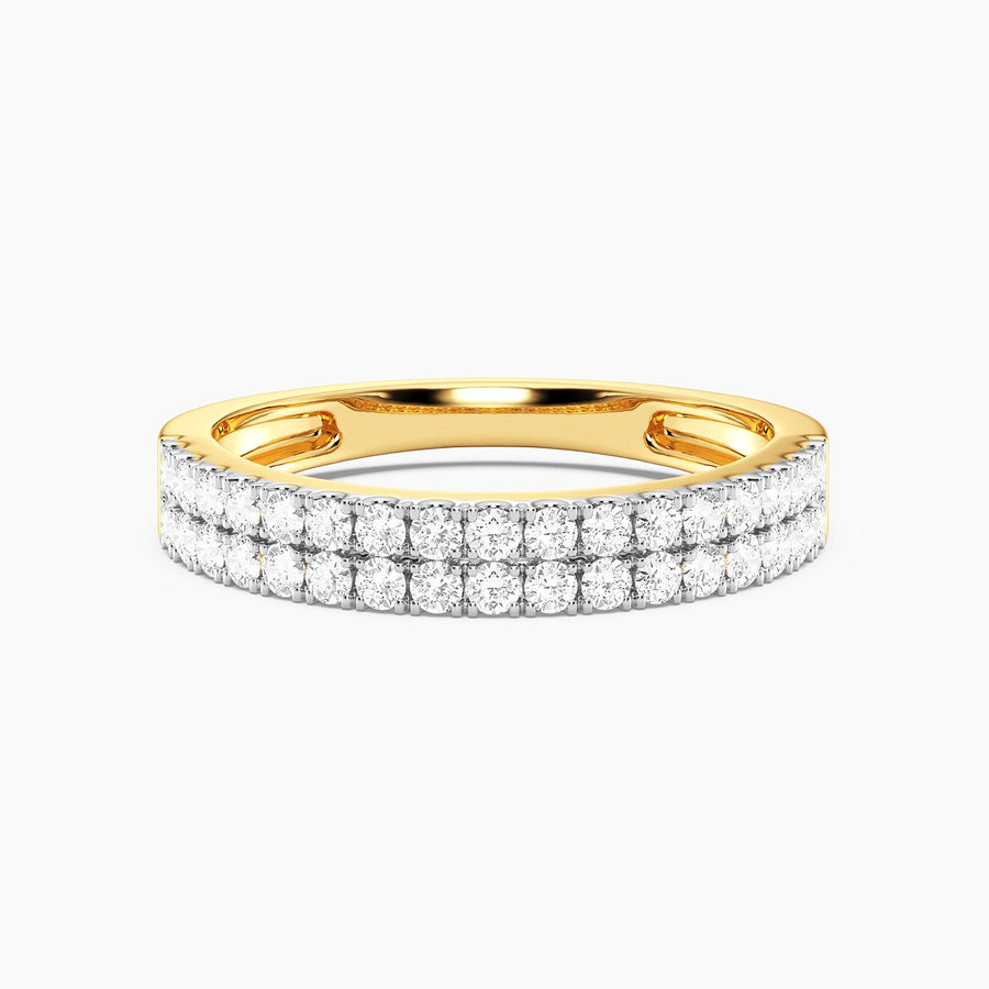 Lab-Grown  Shimmering Eternity Ring