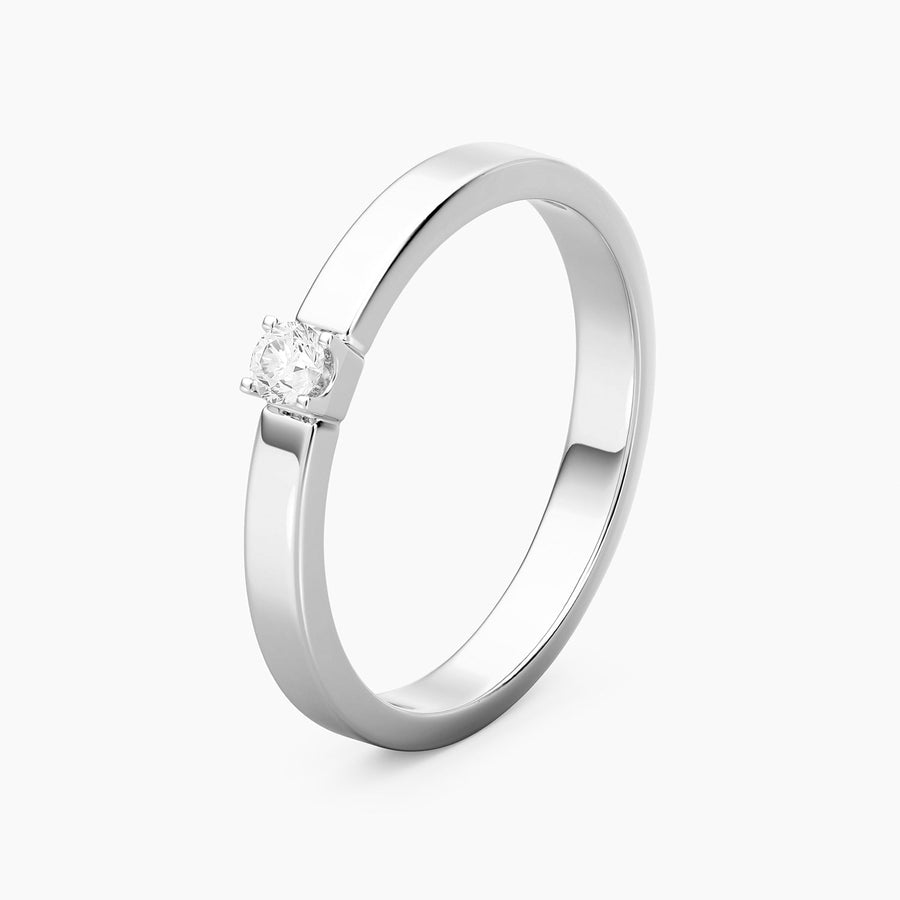 Lab-Grown Stackable Solo Diamond Band Ring