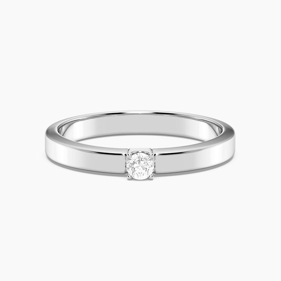 Lab-Grown Stackable Solo Diamond Band Ring