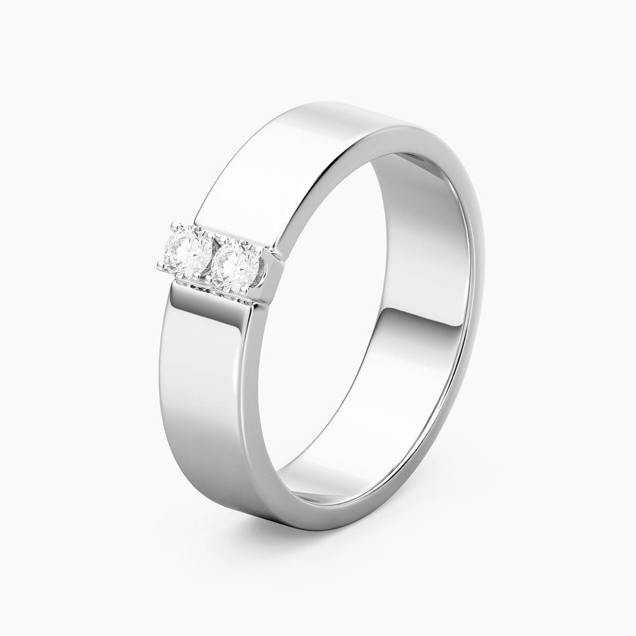 Lab-Grown Duo Band Ring